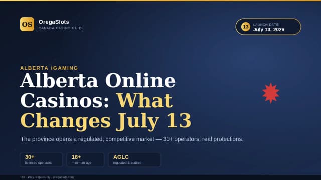 Alberta Online Casinos: What Changes July 13, 2026