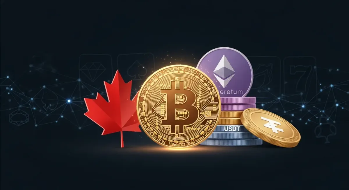 Crypto casinos Canada banner